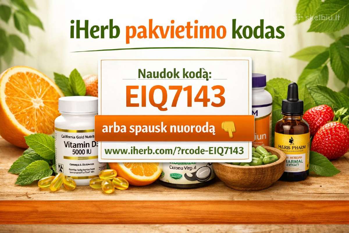 Iherb pakvietimo kodas