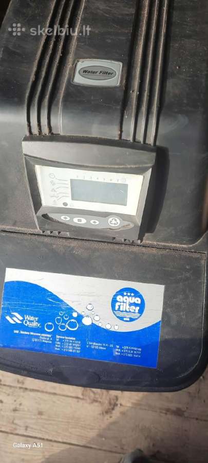 Aqua Filter vandens minkštinimo / nugeležinimo
