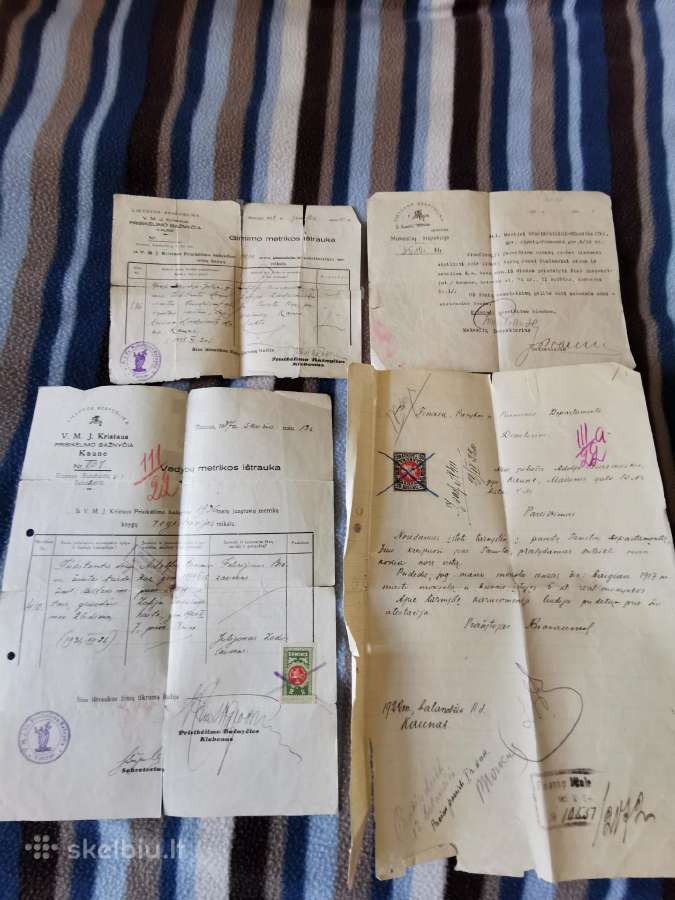 Prieš kariniai Lietuvos dokumentai