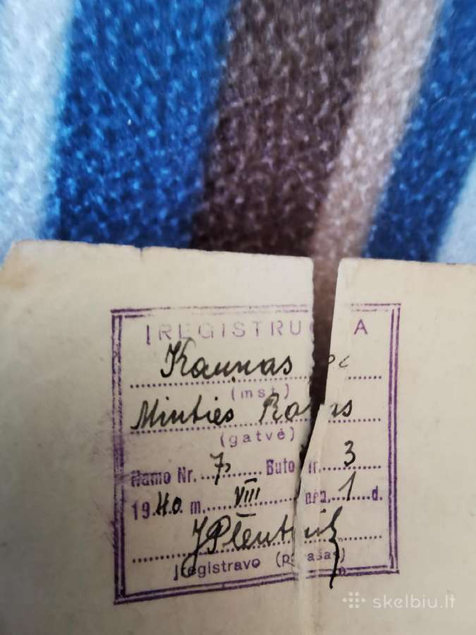Prieš kariniai Lietuvos dokumentai - nuotraukos Nr. 3
