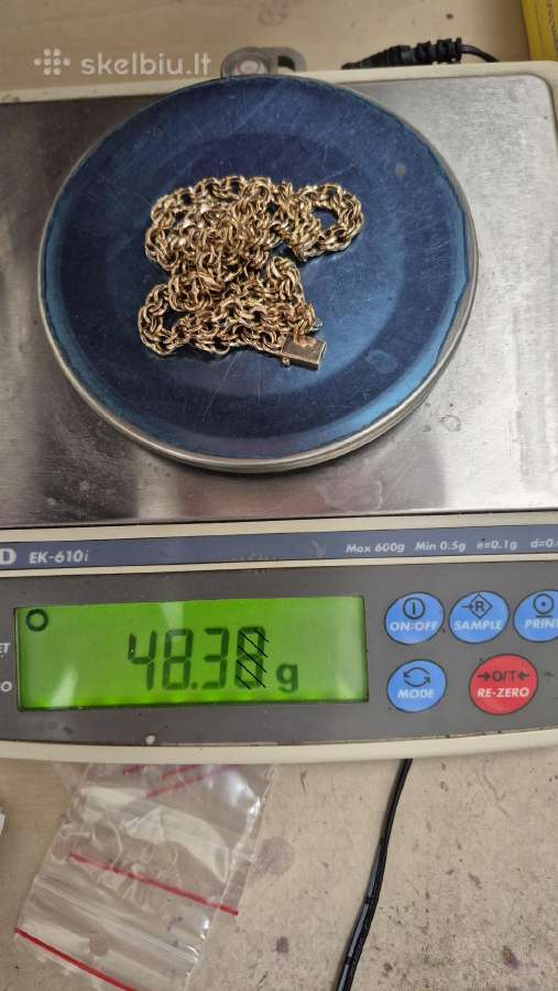 Auksinė grandinėlė 585 Bismark 48.38gr. - nuotraukos Nr. 6