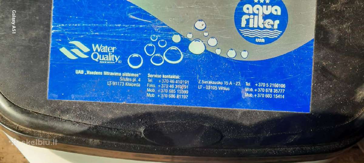 Aqua Filter vandens minkštinimo / nugeležinimo - nuotraukos Nr. 2