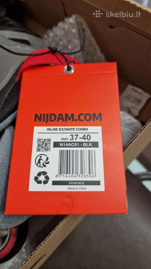 Nijdam riedučiai/pačiūžos 37-40 Dydis - nuotraukos Nr. 8