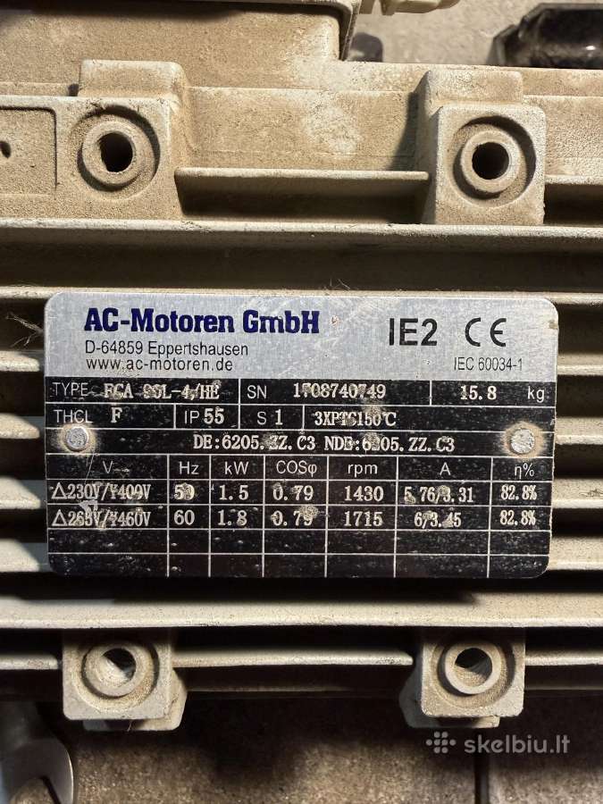 Ac-motoren Ie2 didelio efektyvumo el. varykliai - nuotraukos Nr. 2