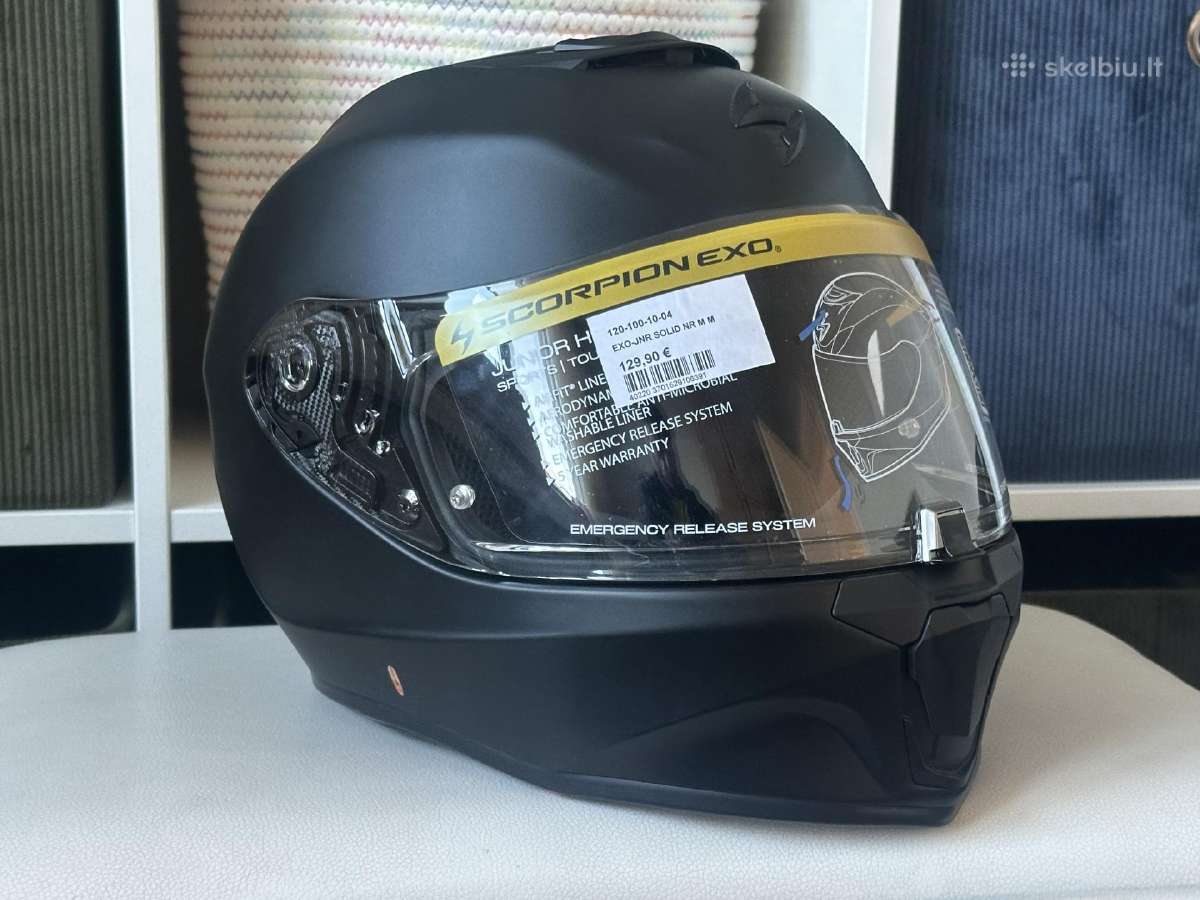 Vaikiškas Moto Šalmas Scorpion Exo Air Ym dydis - nuotraukos Nr. 5