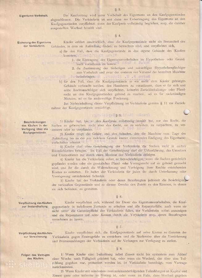 Retas 1909 m. Kolekcinis Dokumentas – Heydekrug - nuotraukos Nr. 5
