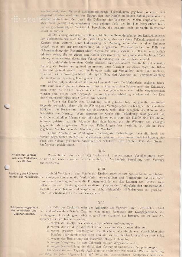 Retas 1909 m. Kolekcinis Dokumentas – Heydekrug - nuotraukos Nr. 6