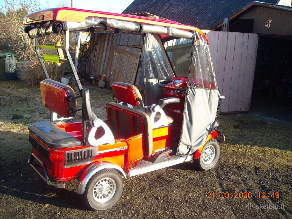 Elektrinis Trivietis motoroleris Ms-15