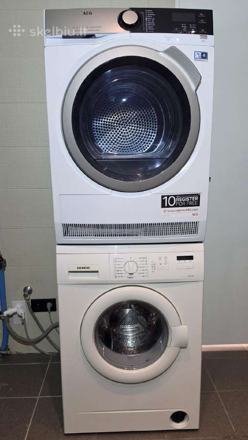Skalbimo Siemens ir džiovinimo Aeg mašinos. 350eur - nuotraukos Nr. 2