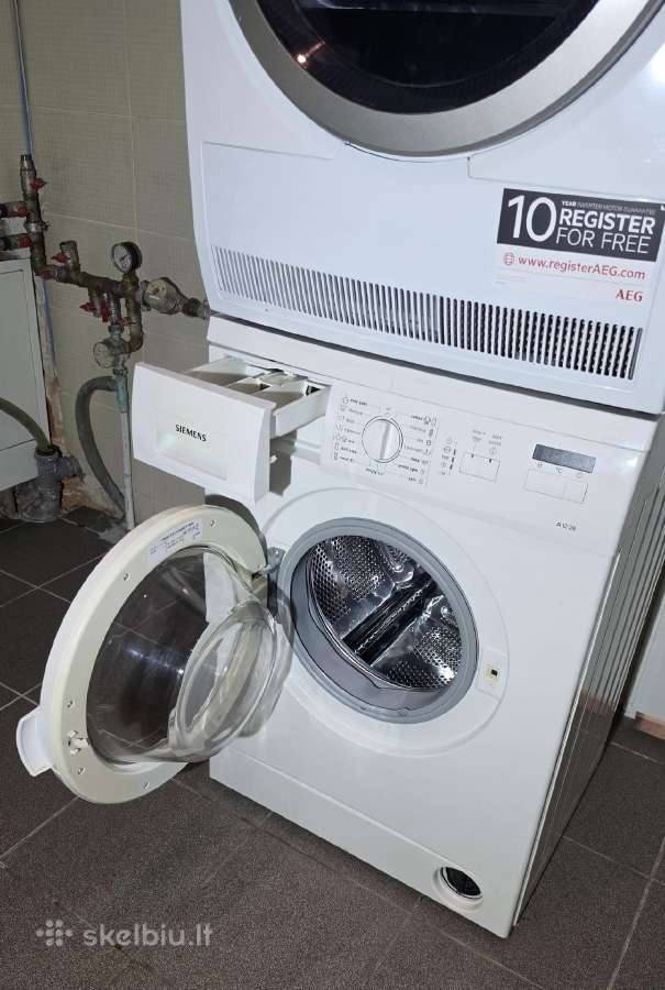 Skalbimo Siemens ir džiovinimo Aeg mašinos. 350eur - nuotraukos Nr. 8