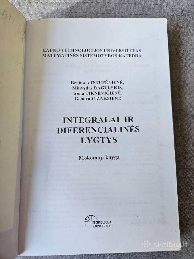 Knygos matematikai mokytis - nuotraukos Nr. 6