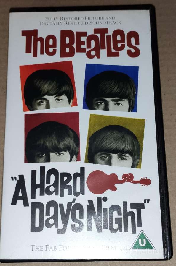 The Beatles A Hard Days Night Vhs filmas