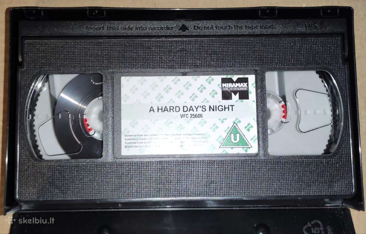 The Beatles A Hard Days Night Vhs filmas - nuotraukos Nr. 2