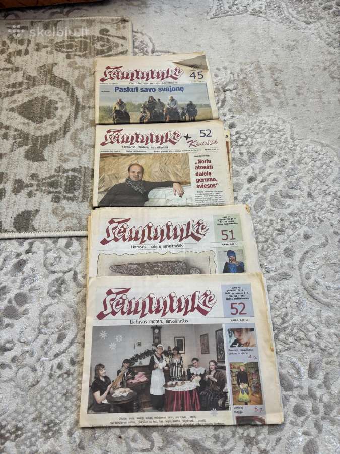 Parduodami laikraščiai sveikatos, buities ir kt