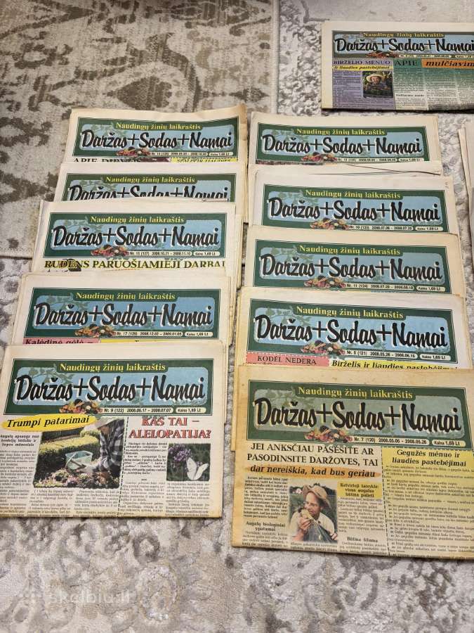 Parduodami laikraščiai sveikatos, buities ir kt - nuotraukos Nr. 23