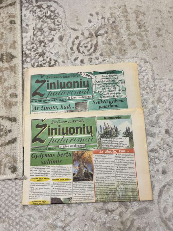 Parduodami laikraščiai sveikatos, buities ir kt - nuotraukos Nr. 30