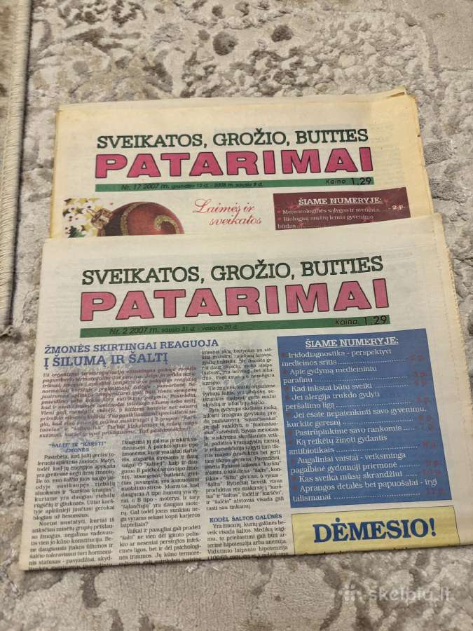 Parduodami laikraščiai sveikatos, buities ir kt - nuotraukos Nr. 34