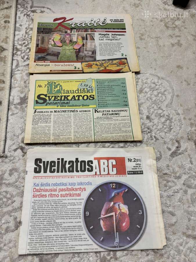 Parduodami laikraščiai sveikatos, buities ir kt - nuotraukos Nr. 35