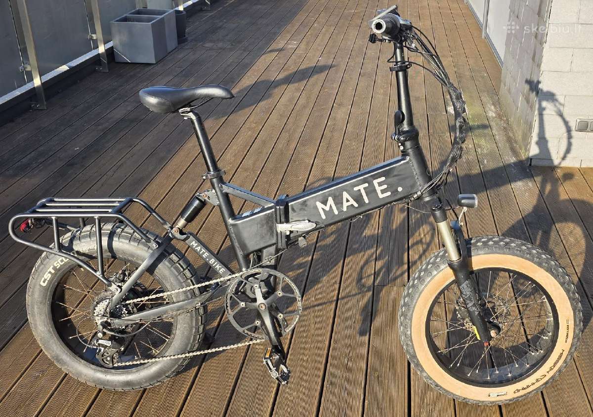 Išskirtinis dviratis Mate X su Tesla baterijomis - nuotraukos Nr. 6