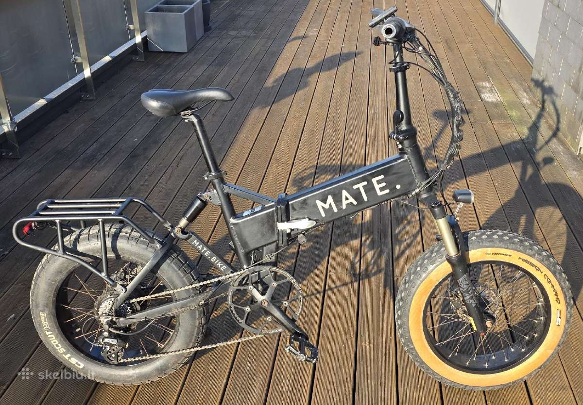 Išskirtinis dviratis Mate X su Tesla baterijomis - nuotraukos Nr. 8