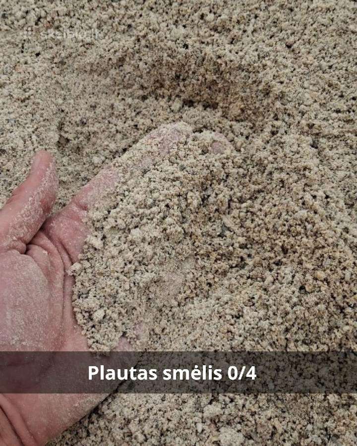 Žvyras, smėlis, juodžemis, skalda ir t.t.