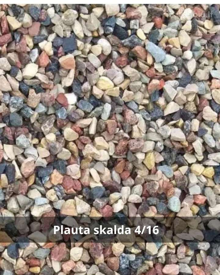 Žvyras, smėlis, juodžemis, skalda ir t.t.