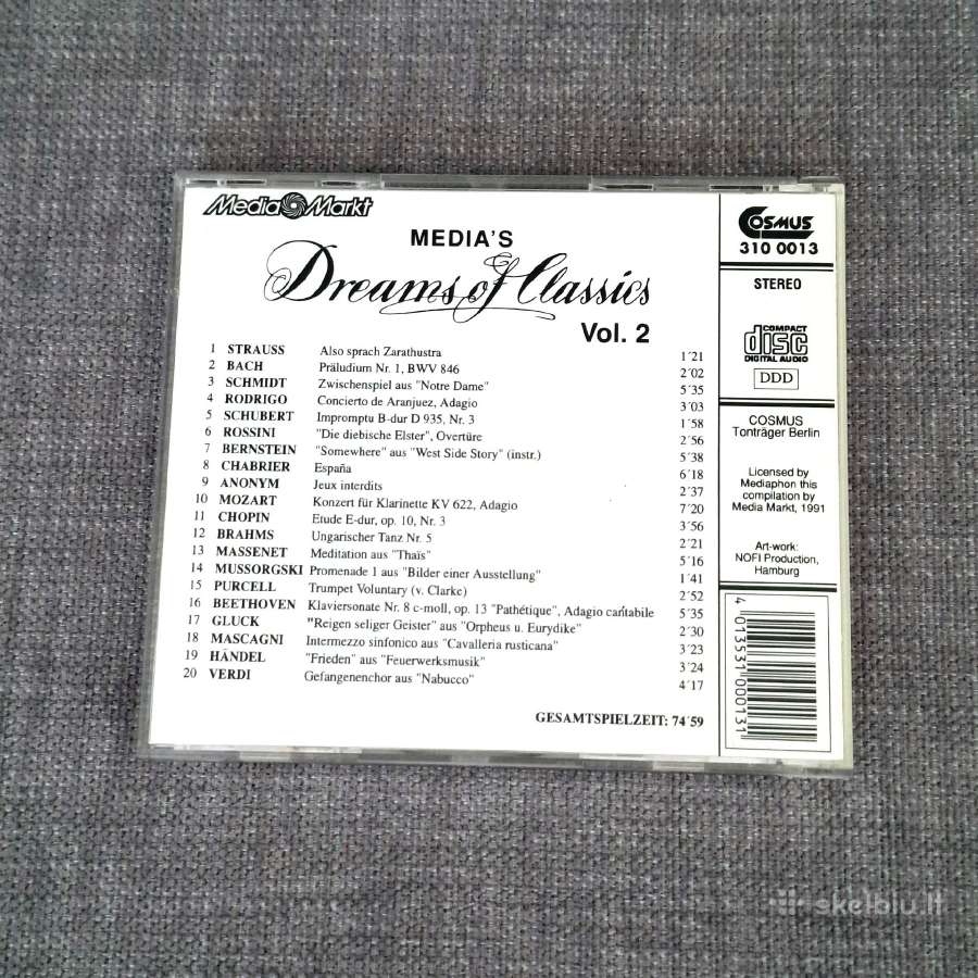 Medias Dreams Of Classics Vol. 2 (CD, rinkinys) - nuotraukos Nr. 2