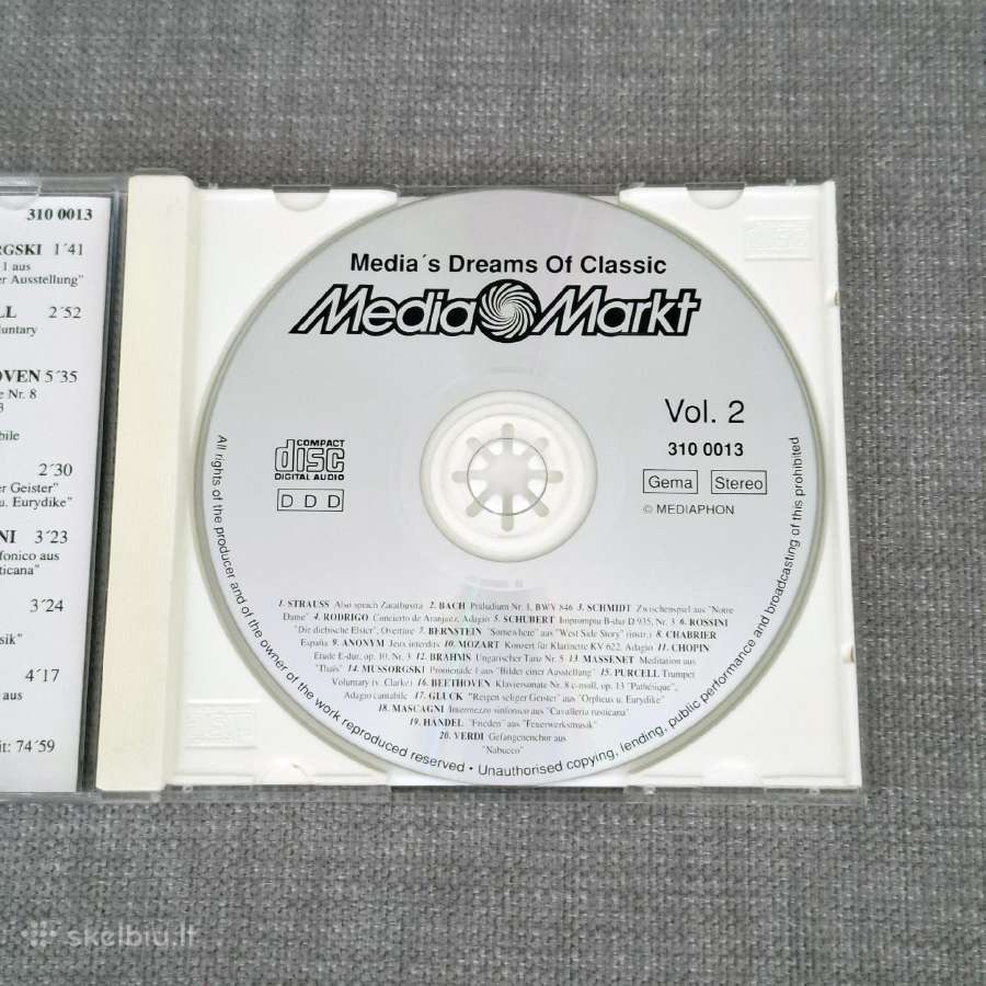Medias Dreams Of Classics Vol. 2 (CD, rinkinys) - nuotraukos Nr. 3
