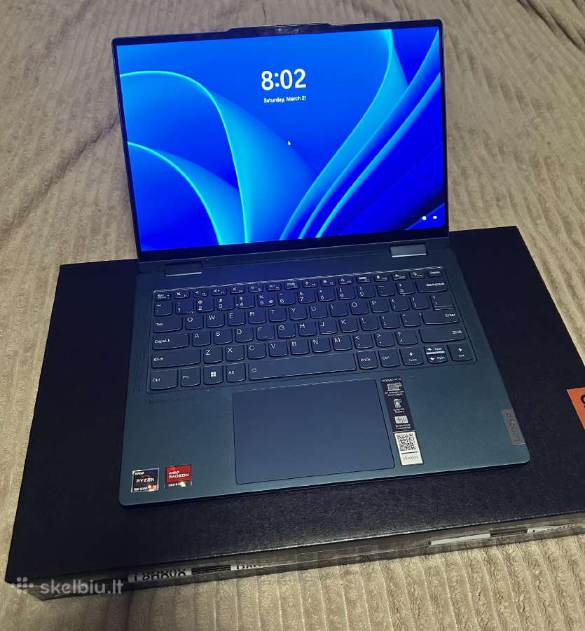 Parduodu Lenovo Yoga 7 - 14arp8, 512gb, 8gb