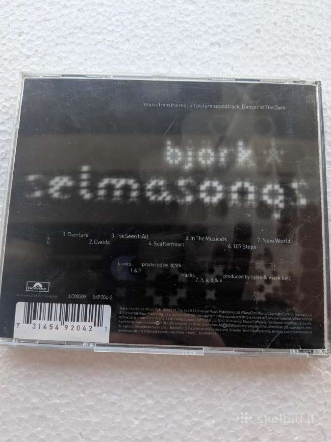 Björk - Selmasongs (CD, Album, Uni) - nuotraukos Nr. 2