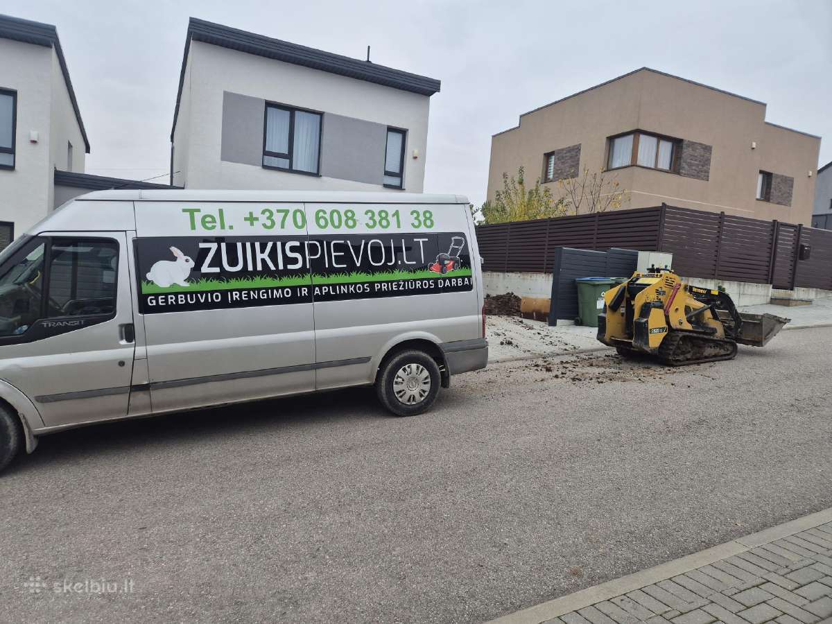 Aikštelių įrengimas, visi apželdinimo darbai - nuotraukos Nr. 14
