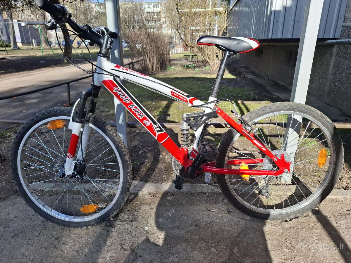 Puikaus stovio naudotas dviratis 24"