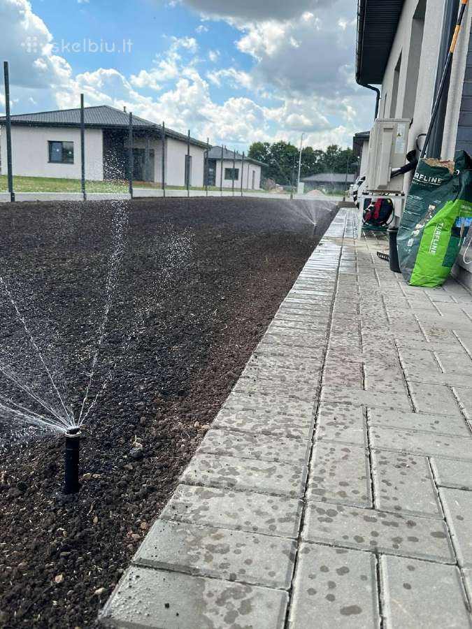 Aikštelių įrengimas, visi apželdinimo darbai - nuotraukos Nr. 37