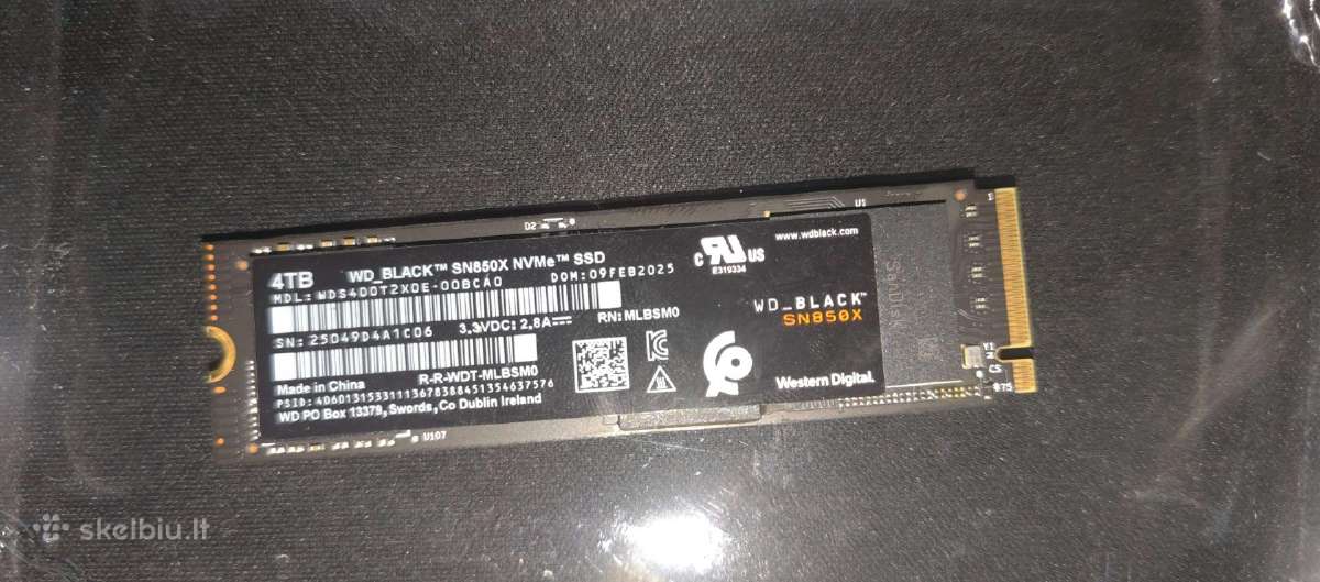 Sn850x Nvme SSD 4tb