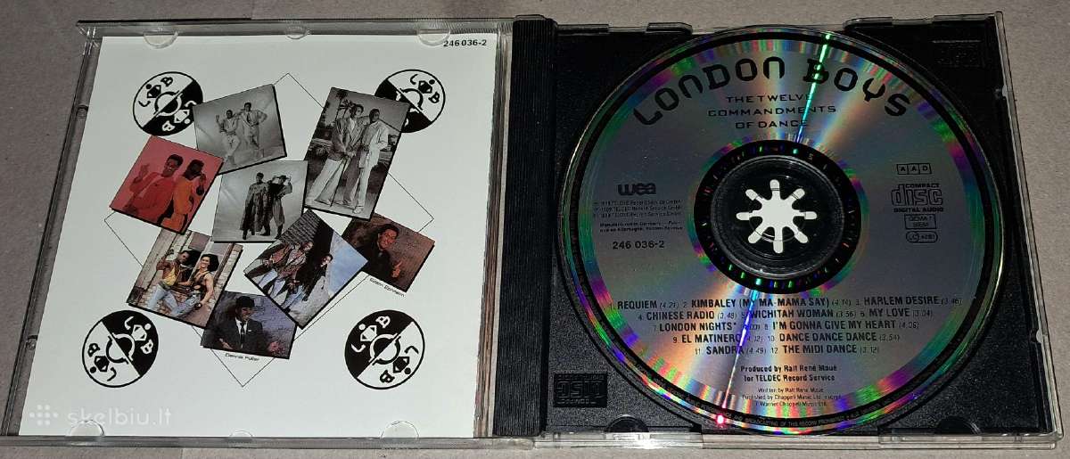 London Boys –The Twelve Commandments Of Dance (CD) - nuotraukos Nr. 3