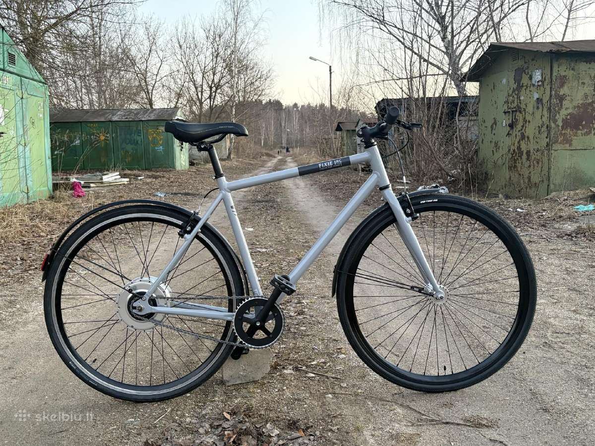 Elektrinis single speed Fixie inc.
