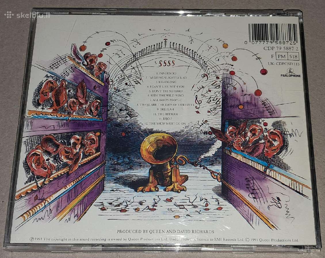 Queen – Innuendo (Audio CD) - nuotraukos Nr. 2