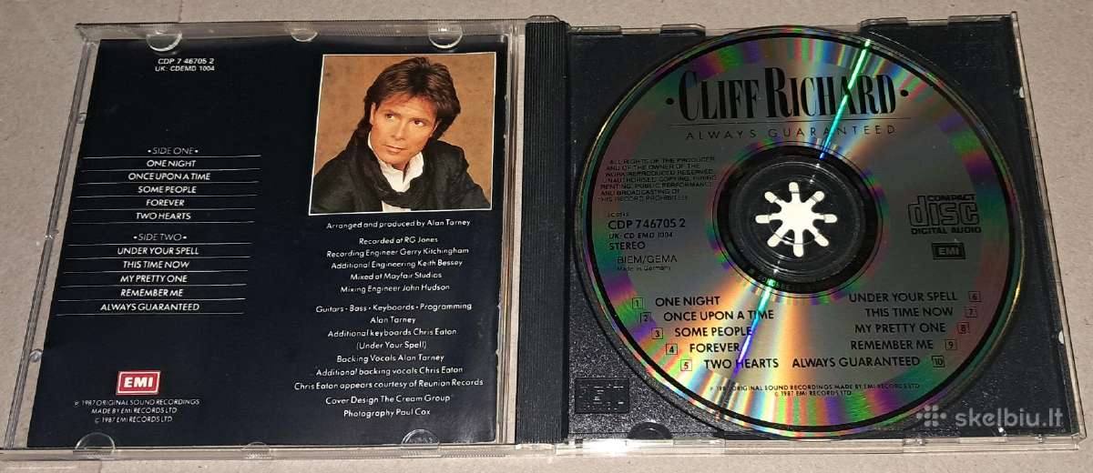 Cliff Richard – Always Guaranteed (Audio CD) - nuotraukos Nr. 3