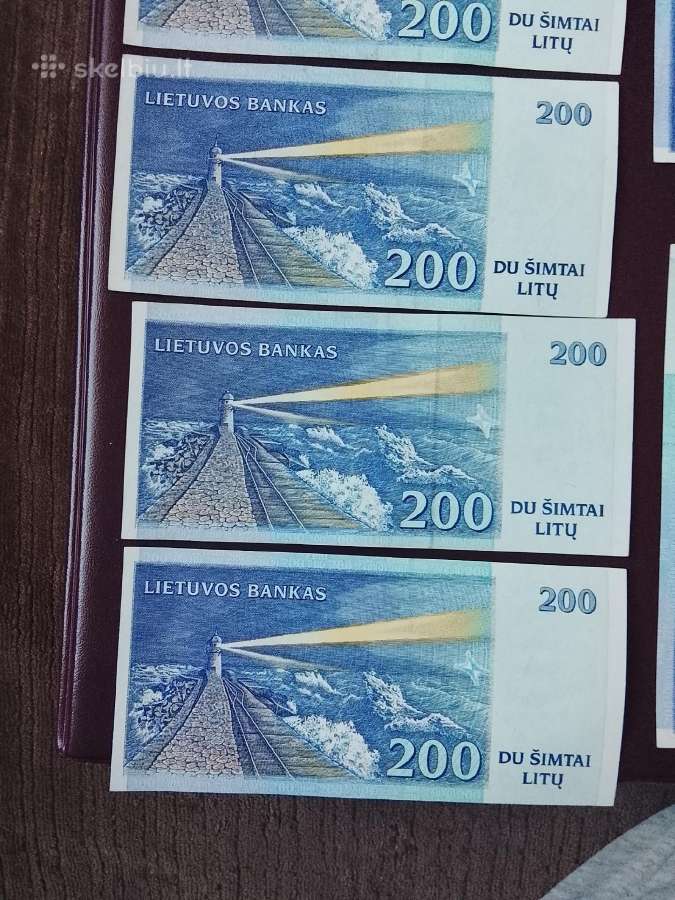 200 litų 1997m.aa serija - nuotraukos Nr. 6