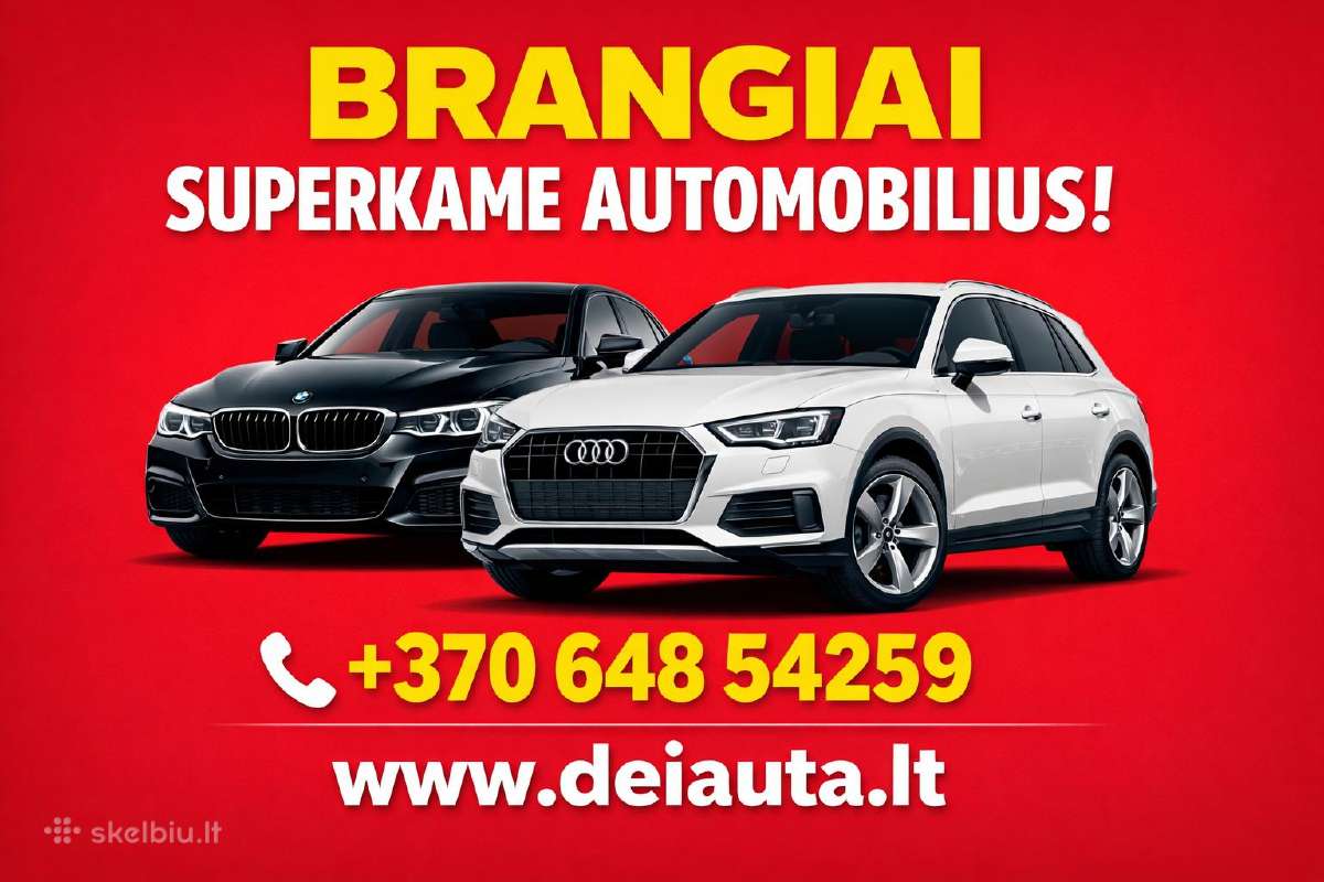 Patikimas automobiliu supirkimas visoje Lietuvoje