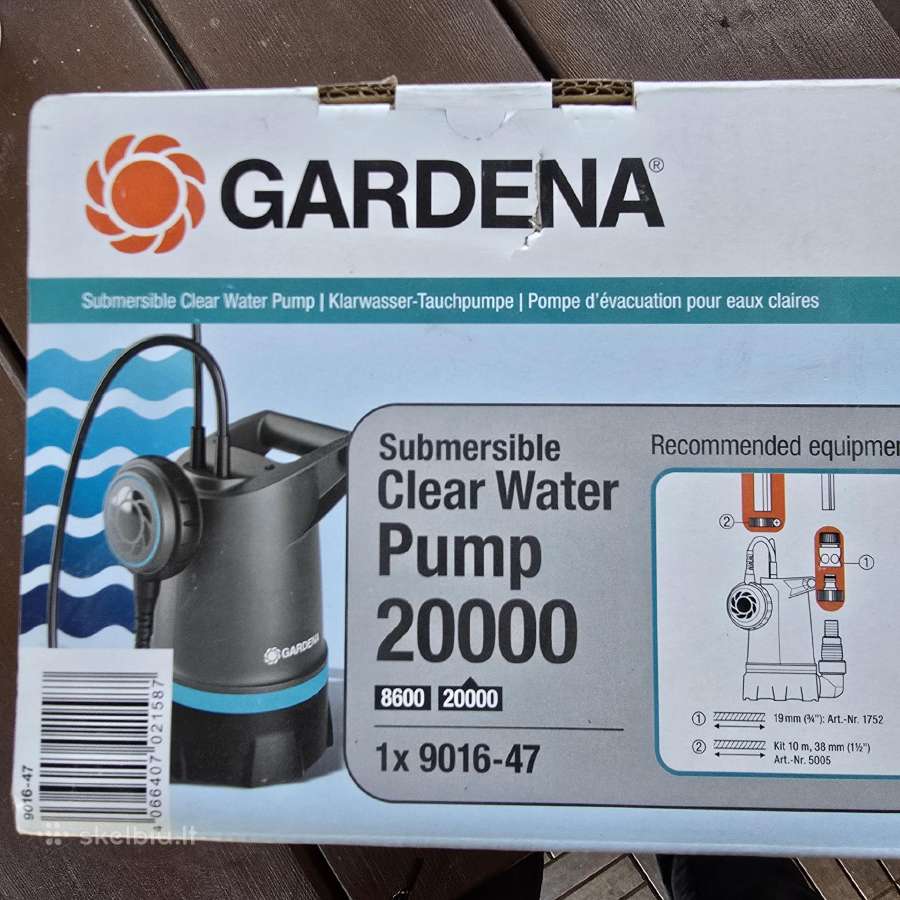 Siurblys Gardena Basic 20000