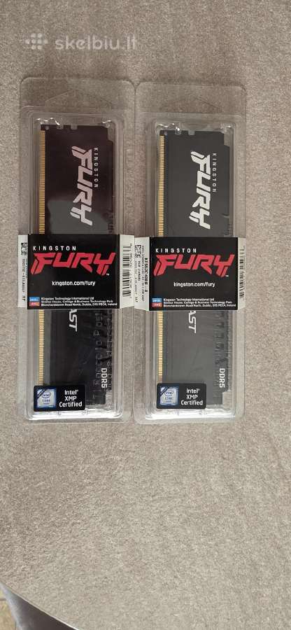 Kingston 2x8 Ddr 5 Fury (Nauji)