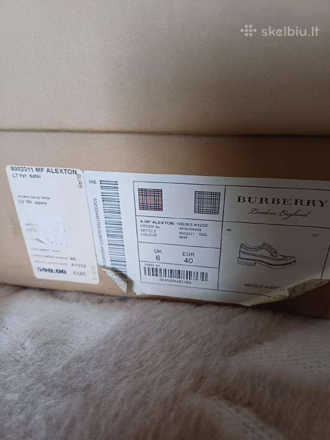 Vyriški batai Burberry - nuotraukos Nr. 6