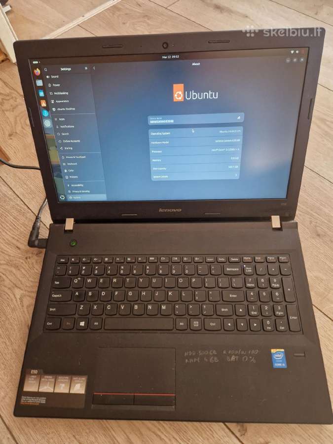 Senokas betkazdieniams reikalams dar ok Lenovo E50