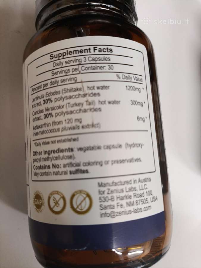 Papildas Lentinan Axt Senius labs - nuotraukos Nr. 2