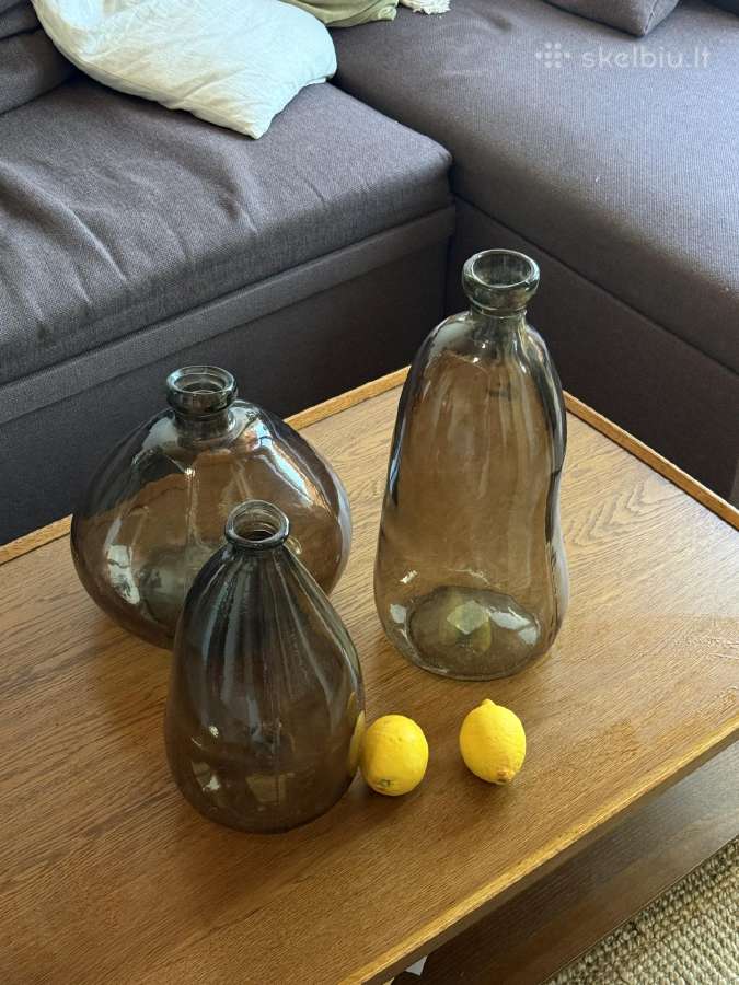 Zara home stiklo vazos