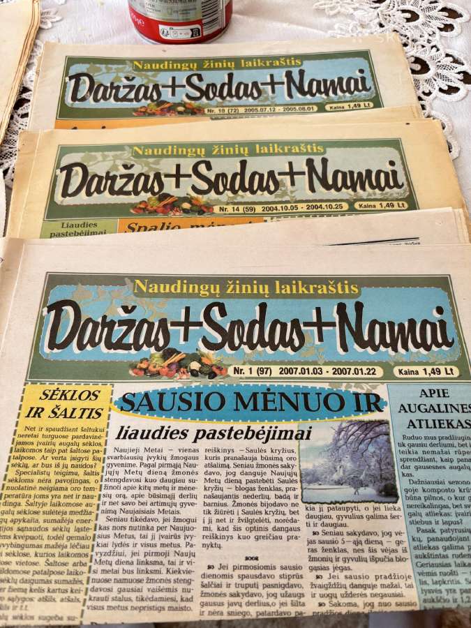 Parduodami laikraščiai ir žurnalai - nuotraukos Nr. 19