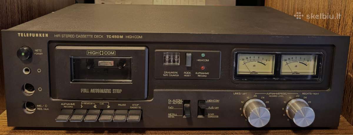 Telefunken tc 450 m / kasetinės dekos