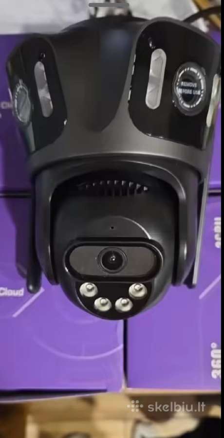 WiFi kamera,4k.full HD 15mp. ptz lauko kupoline - nuotraukos Nr. 6