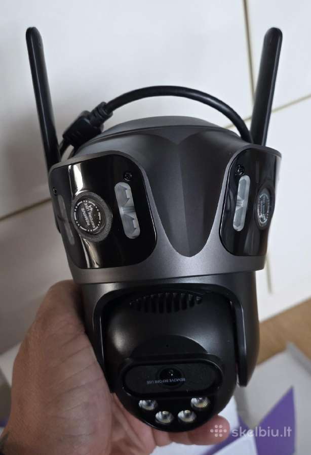 WiFi kamera,4k.full HD 15mp. ptz lauko kupoline - nuotraukos Nr. 8